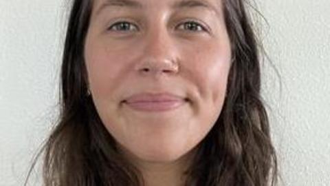 Woman with long dark hair